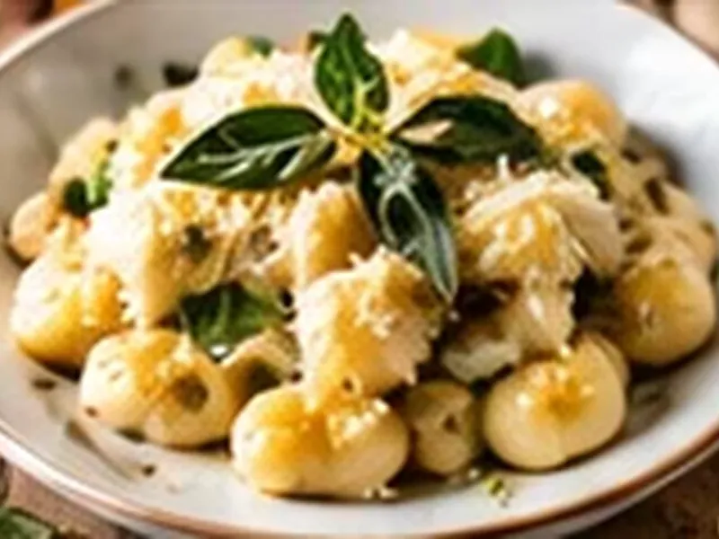 Gnocchi z masłem szałwiowym i parmezanem