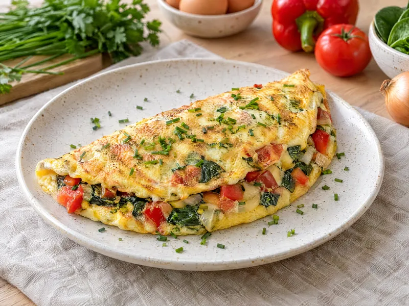 Omlet z warzywami