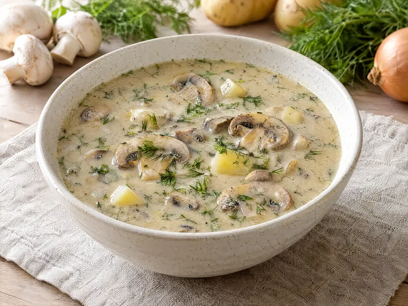 Zupa pieczarkowa
